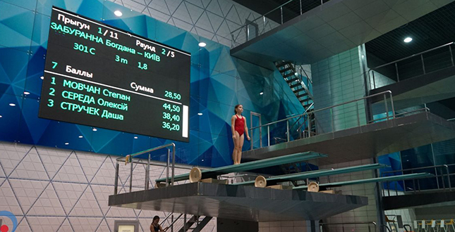 Юні подоляни здобули перемоги на Чемпіонаті Києва зі стрибків у воду (фото)