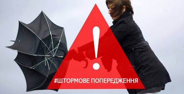 Вдень 27 липня в Києві очікуються грози та шквали 15-20 м/с